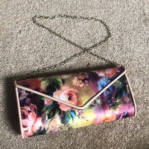 floral ALDO clutch small purse